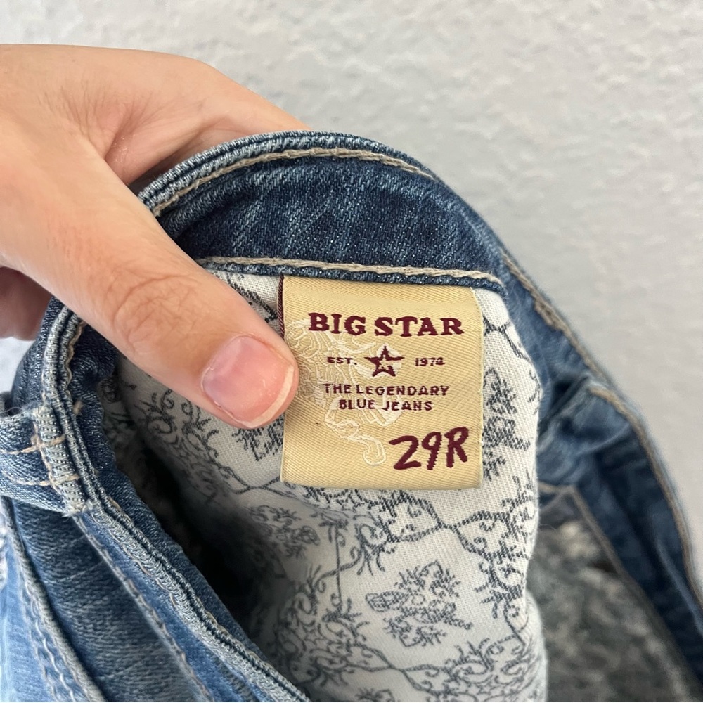 Big Star Remy Low Rise Fit Jeans size 29 - Picture 9 of 11